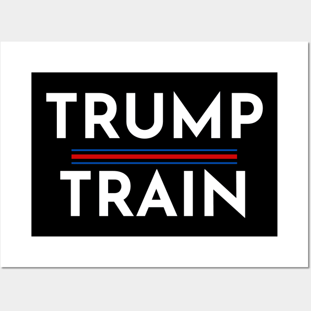 All Aboard the Trump Train Wall Art by MalibuSun